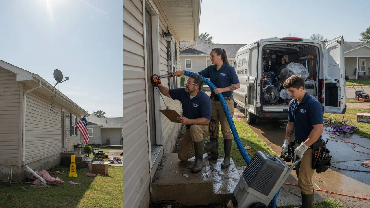 Ceiling Water Damage Restoration in Rosiclare, IL near me